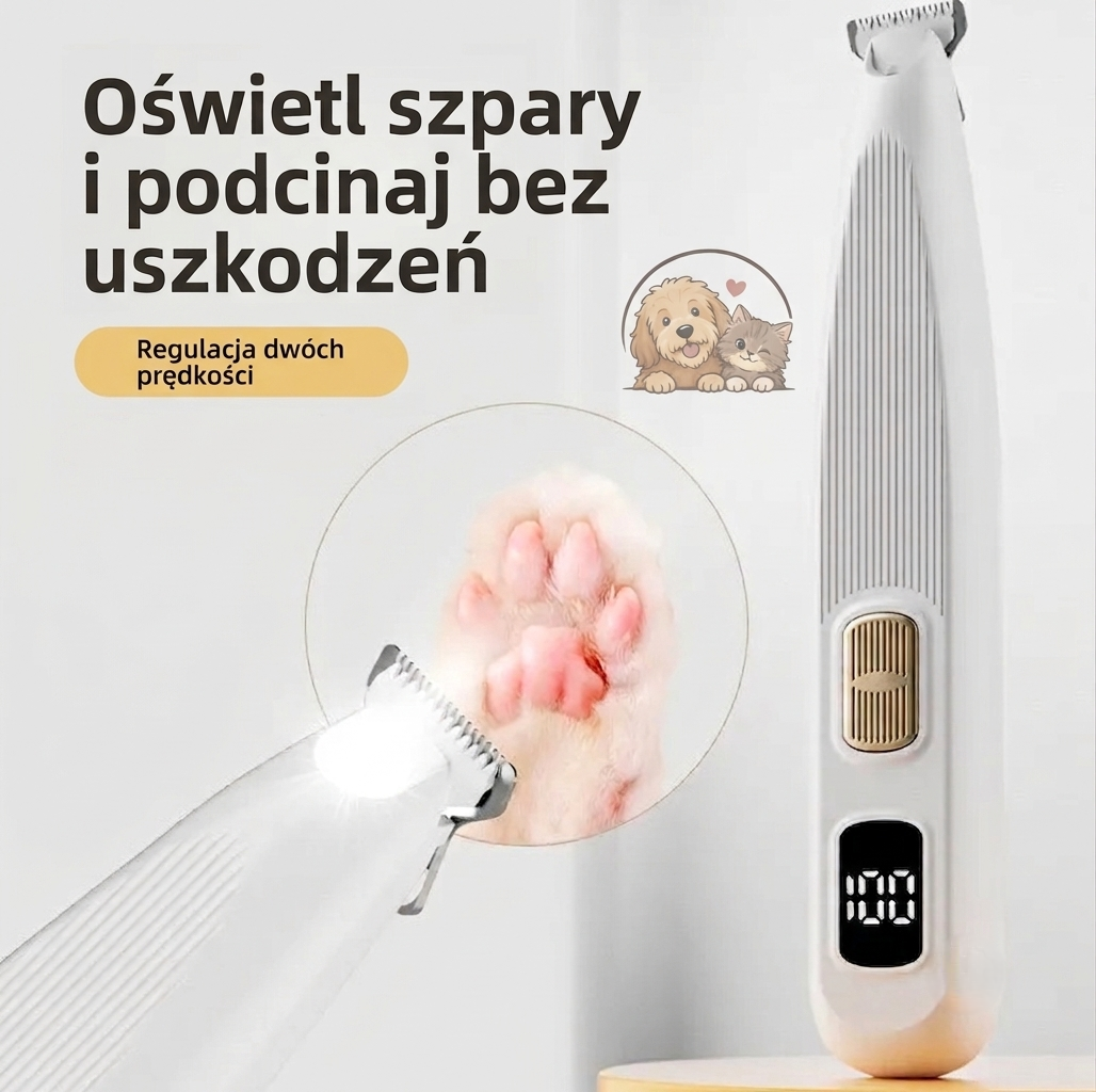 Elektryczna maszynka do strzyżenia sierści psa i kota